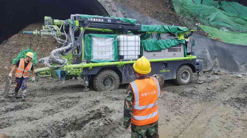 新一代湿喷机助力世纪工程高效施工-三星领航机械有限公司(图3)