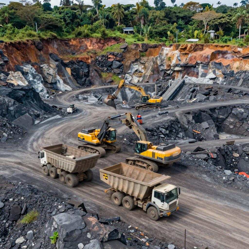 利比里亚博米铁矿采剥工程启动 共谋发展新篇章-三星领航机械有限公司(图1)