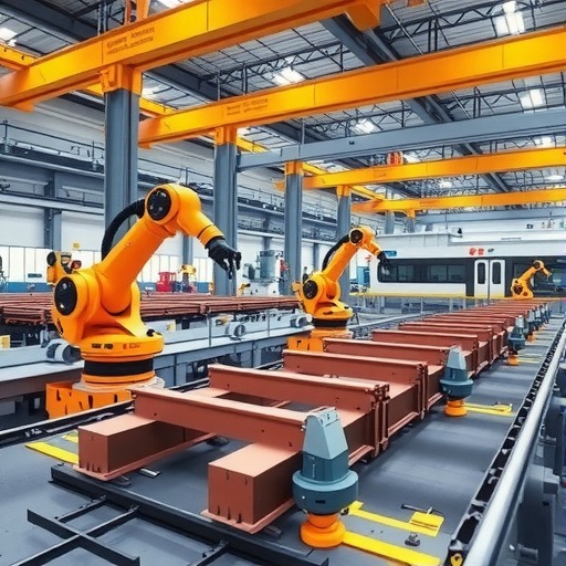 高铁预制箱梁智能建造提升效率与质量-三星领航机械有限公司(图1)