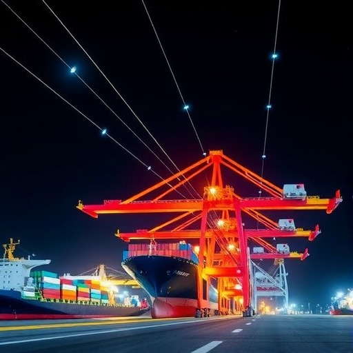 中国港口首个集装箱起重机远程控制F5G标准亮相，引领智慧化升级-三星领航机械有限公司(图1)