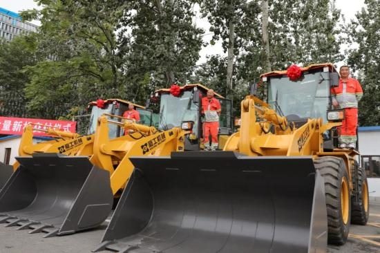 全球首款K系列轮式装载机交付 北京市政客户高度认可-三星领航机械有限公司(图2)