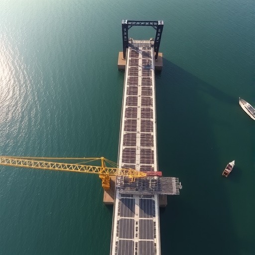 深中通道钢桥面铺装启动 推进主线贯通进程-三星领航机械有限公司(图1)