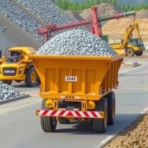 安徽全椒砂石项目首次对外发运成品骨料(图3)