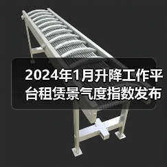 2024年1月升降工作平台租赁景气度指数发布（图2）