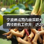宁波建成国内最深超大直径盾构工作井:近20层楼高(图1) 宁波建成国内最深超大直径盾构工作井:近20层楼高(图1)