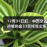 12月31日起，中国交通运输协会33项标准实施（图1）