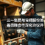 三一集团与宝钢股份签署战略合作深化协议并为联合实验室揭牌（图4）