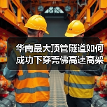 华南最大顶管隧道如何成功下穿莞佛高速高架桥?(图2) 华南最大顶管隧道如何成功下穿莞佛高速高架桥?(图2)