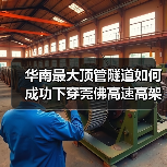 华南最大顶管隧道如何成功下穿莞佛高速高架桥?(图1) 华南最大顶管隧道如何成功下穿莞佛高速高架桥?(图1)