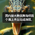 国内最大跨度跨海桥首个海上承台完成浇筑,为通车奠定基础(图2) 国内最大跨度跨海桥首个海上承台完成浇筑,为通车奠定基础(图2)