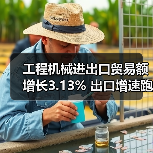 工程机械进出口贸易额增长3.13% 出口增速跑赢进口(图1) 工程机械进出口贸易额增长3.13% 出口增速跑赢进口(图1)