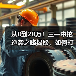 从0到20万！三一中挖逆袭之路揭秘，如何打破行业壁垒？（图1）