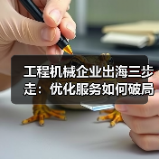 工程机械企业出海三步走:优化服务如何破局?(图2) 工程机械企业出海三步走:优化服务如何破局?(图2)