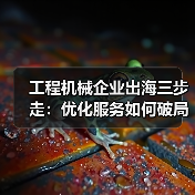 工程机械企业出海三步走:优化服务如何破局?(图3) 工程机械企业出海三步走:优化服务如何破局?(图3)