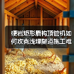 硬岩矩形盾构顶管机如何攻克浅埋隧道施工难题?(图3) 硬岩矩形盾构顶管机如何攻克浅埋隧道施工难题?(图3)