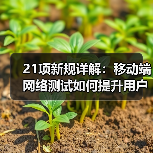 21项新规详解:移动端网络测试如何提升用户体验?(图1) 21项新规详解:移动端网络测试如何提升用户体验?(图1)