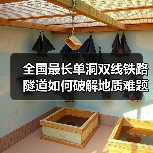 全国最长单洞双线铁路隧道如何破解地质难题?(图1) 全国最长单洞双线铁路隧道如何破解地质难题?(图1)