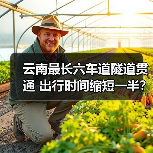 云南最长六车道隧道贯通 出行时间缩短一半?(图4) 云南最长六车道隧道贯通 出行时间缩短一半?(图4)