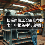 低噪声施工设备推荐指南:申报条件与流程详解(图3) 低噪声施工设备推荐指南:申报条件与流程详解(图3)