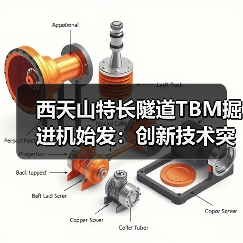 西天山特长隧道TBM掘进机始发:创新技术突破高寒冰川施工难题(图3) 西天山特长隧道TBM掘进机始发:创新技术突破高寒冰川施工难题(图3)