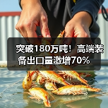 突破180万吨!高端装备出口量激增70%(图1) 突破180万吨!高端装备出口量激增70%(图1)