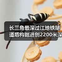 长三角最深过江地铁隧道盾构掘进创2200米深度记录（图1）