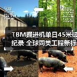 TBM掘进机单日45米破纪录 全球同类工程新标杆(图3) TBM掘进机单日45米破纪录 全球同类工程新标杆(图3)