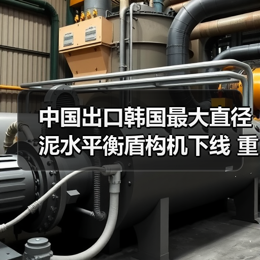 中国出口韩国最大直径泥水平衡盾构机下线 重启东海岸铁路(图3) 中国出口韩国最大直径泥水平衡盾构机下线 重启东海岸铁路(图3)