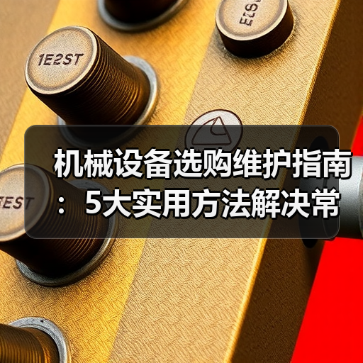 机械设备选购维护指南:5大实用方法解决常见问题-吉诚机械网(图1) 机械设备选购维护指南:5大实用方法解决常见问题-吉诚机械网(图1)