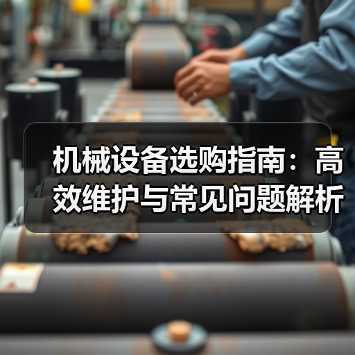 机械设备选购指南:高效维护与常见问题解析2026(图2) 机械设备选购指南:高效维护与常见问题解析2026(图2)