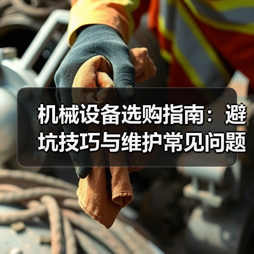 机械设备选购指南:避坑技巧与维护常见问题解析2026(图1) 机械设备选购指南:避坑技巧与维护常见问题解析2026(图1)