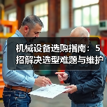 机械设备选购指南：5招解决选型难题与维护常见问题（图1）