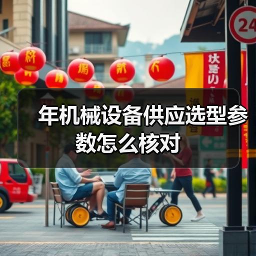 年机械设备供应选型参数怎么核对