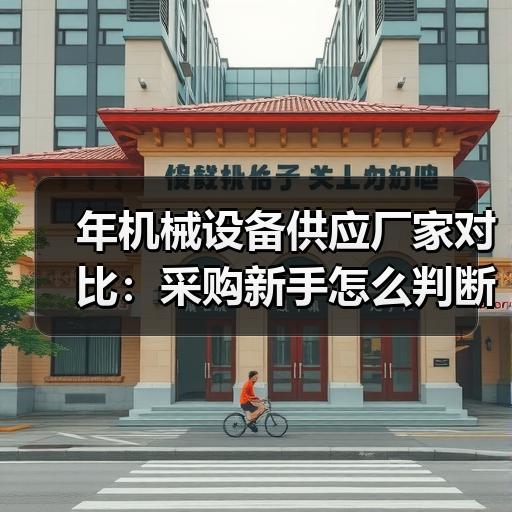 年机械设备供应厂家对比：采购新手怎么判断报价是否合理