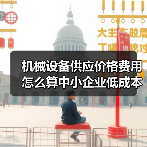 机械设备供应价格费用怎么算中小企业低成本采购思路