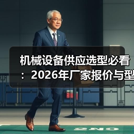 机械设备供应选型必看：2026年厂家报价与型号参数对比