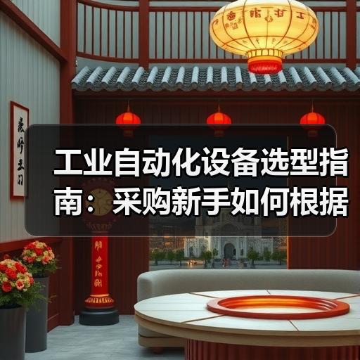 工业自动化设备选型指南：采购新手如何根据产线需求匹配型号