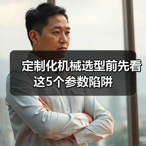 定制化机械选型前先看这5个参数陷阱